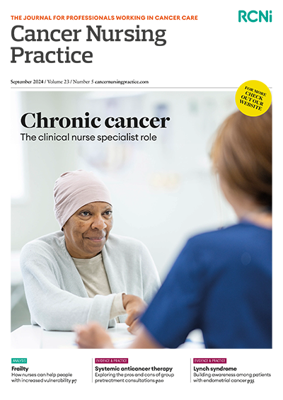 Cancer Nursing Practice